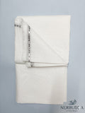 Pure White 100% Pure Linen 60 lea x 60 Lea Shirting Unstiched Fabric NN-1-60 LEA