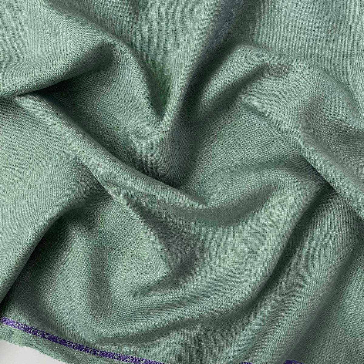 100% pure Linen 60 lea x 60 lea fabric unstiched mint green  NN-15-60 LEA